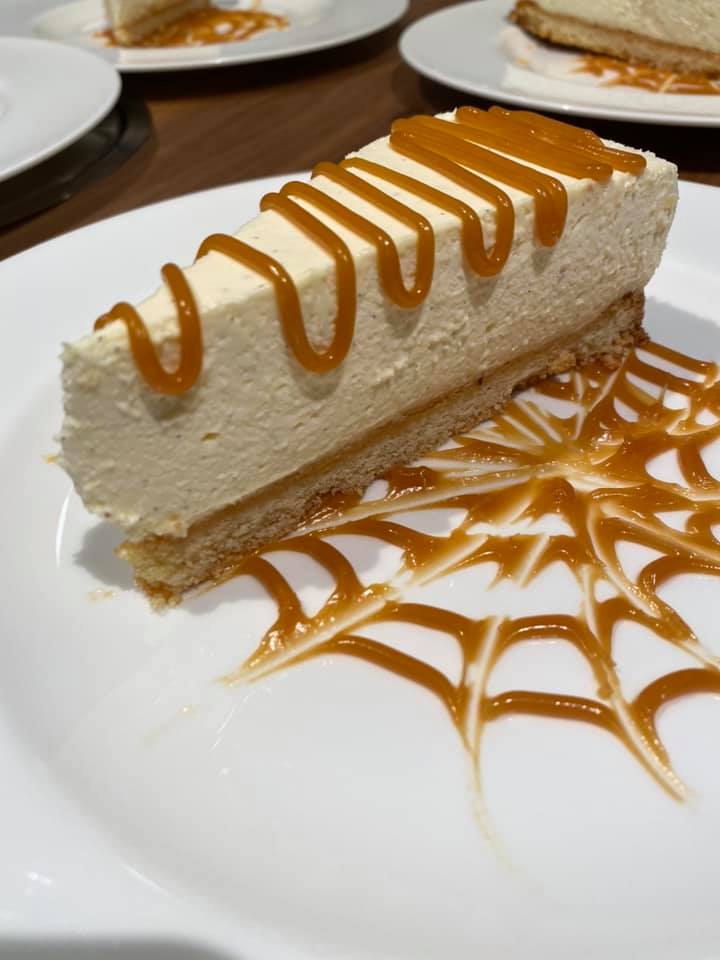 Cheesecake et caramel